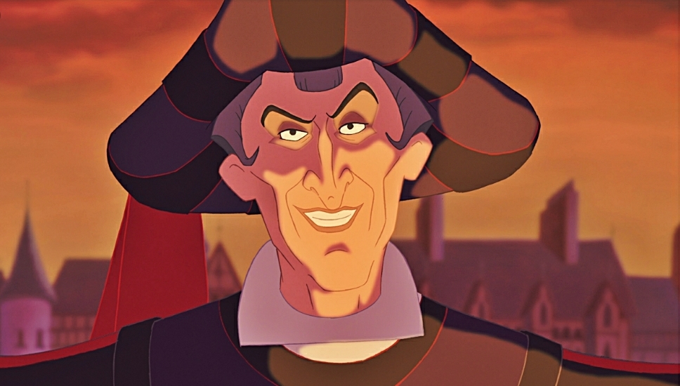 dark villains from kid shows - Frollo from the Hunchback of Notredame