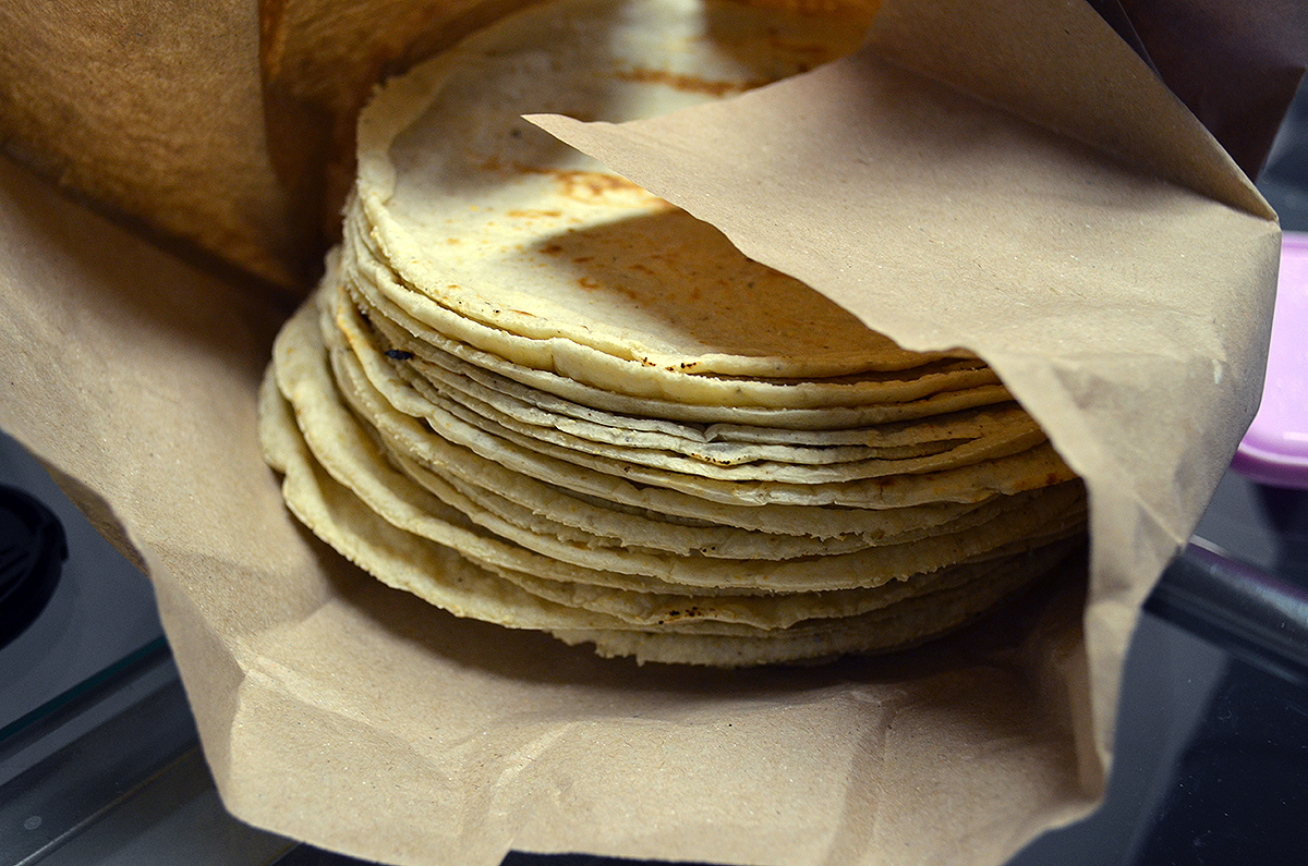 crimes against food  - eating cold tortillas