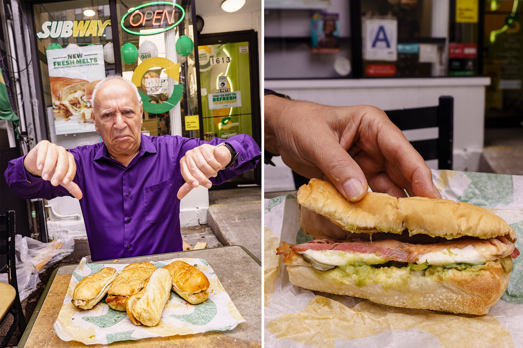 crimes against food  - thinking subway is a deli