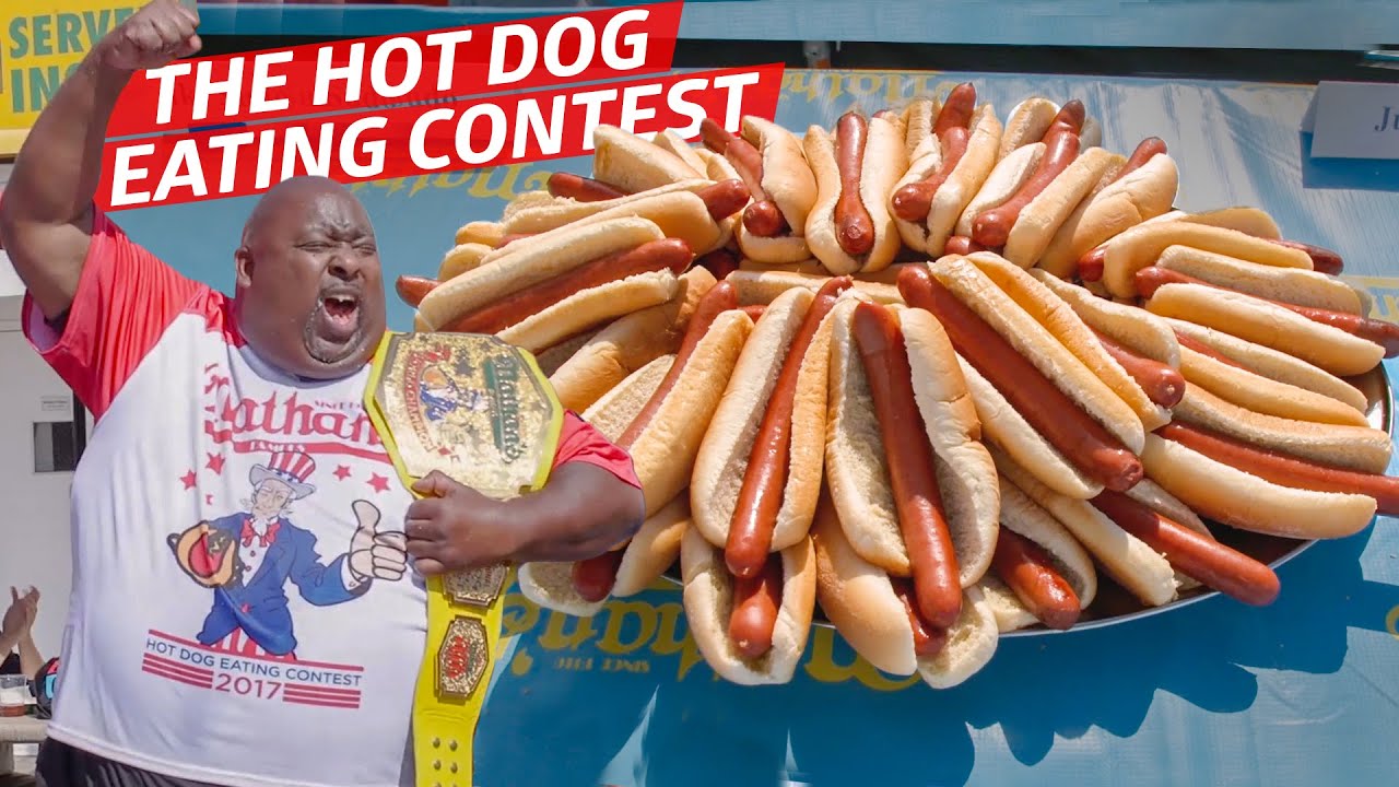 crimes against food  - hotdog eating contests