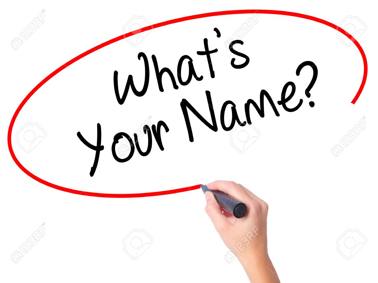 I love you responses  - what's your name - e What's Your Name? @ 123RF 123RF