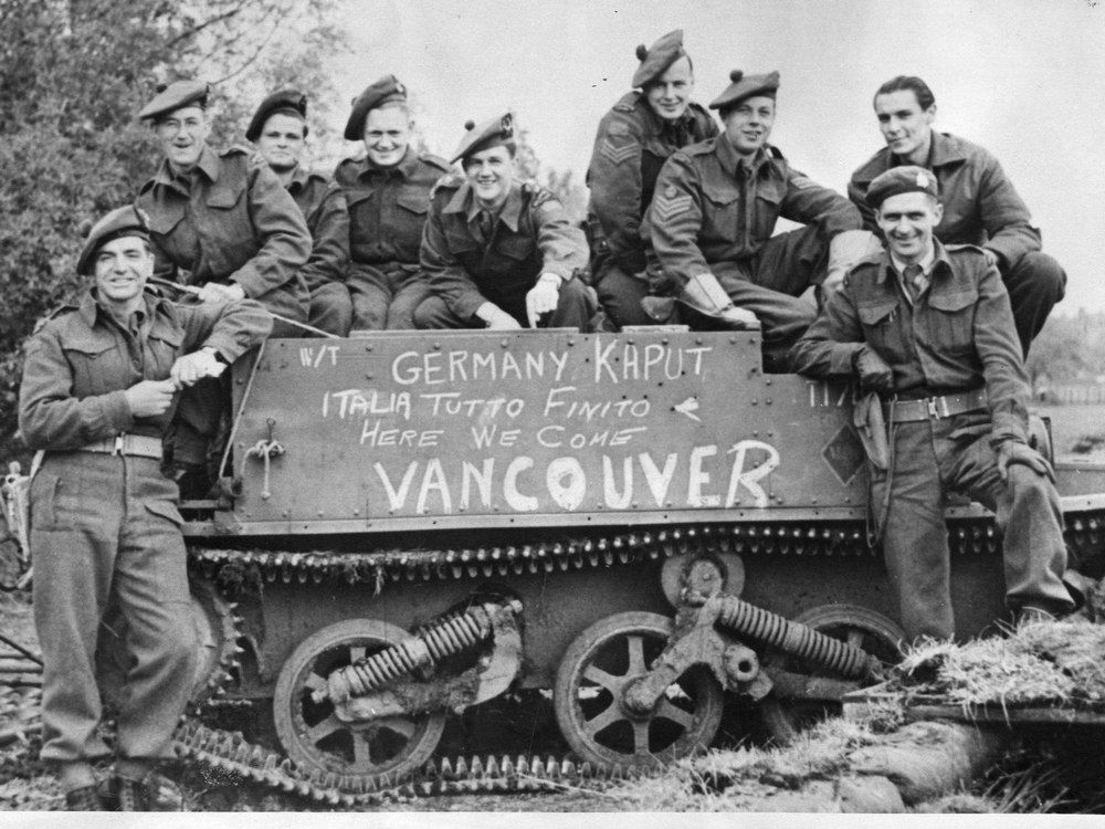 world war 2 facts - ww2 facts - second world war canada - WT Germany Kaput Itali Tutto Finito Here We Come Vancouver