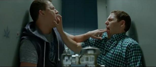 funny movies and scenes  - jonah hill and channing tatum 21 jump street