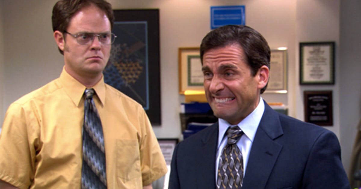 terrible confessions  - office michael scott and dwight