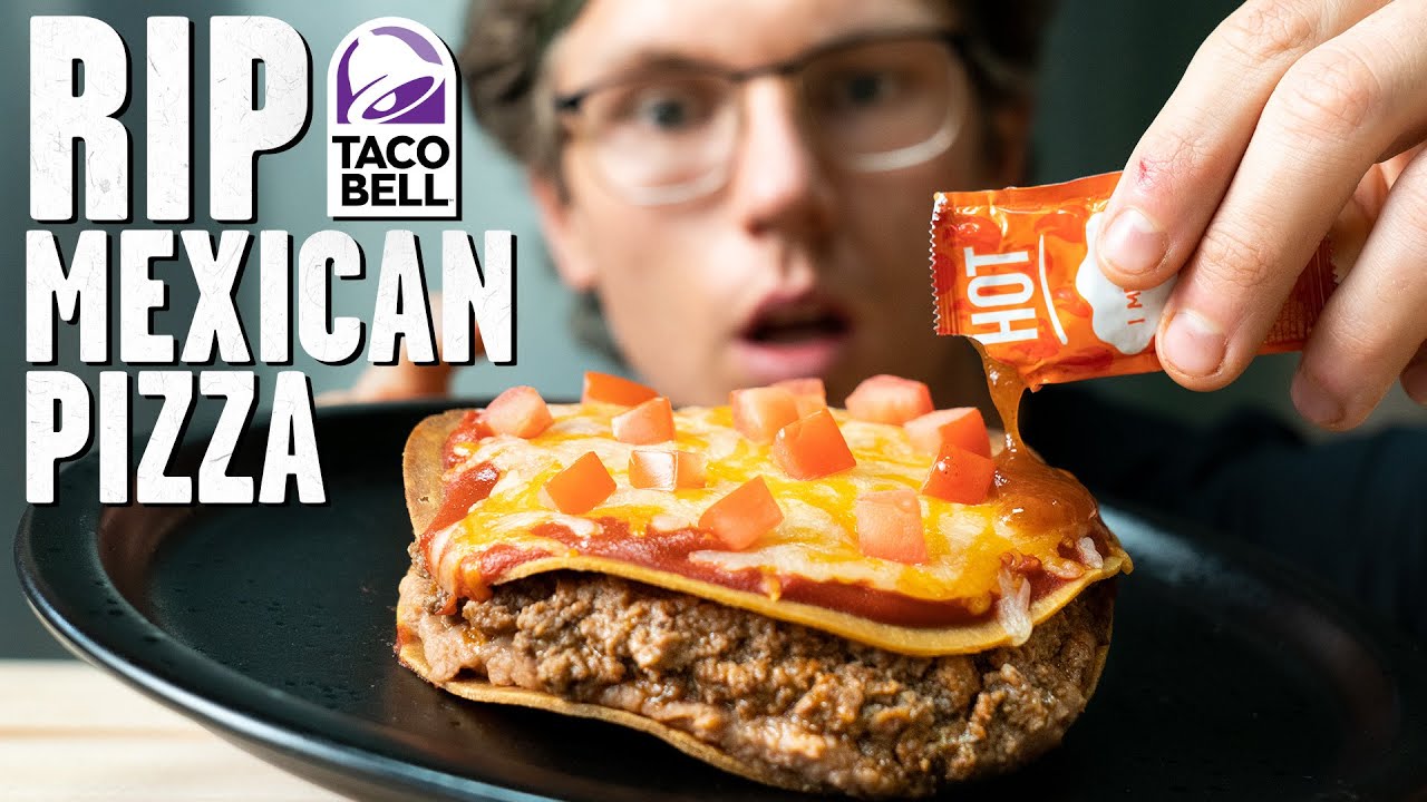 Discontinued Foods - mexican pizza taco bell recipe - Taco Bell 9 Rips Mexican Pizza Hot