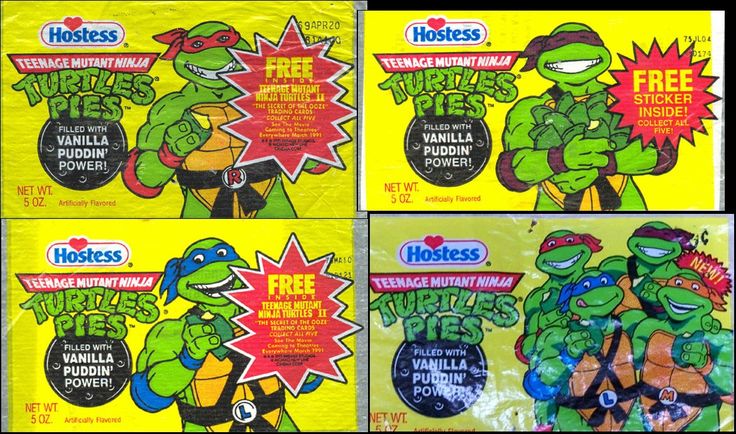 Discontinued Foods - teenage mutant ninja turtles food products - 9APR 20 Hostess Teenage Mutant Ninja Hostess Teenage Mutant Ninja 75,04 2174 Free Pies Ini Teergehutant Ninja Turtles Ii The Secret Opel Ooie Trading Cards Collect All Tv Caming In Dear Me 