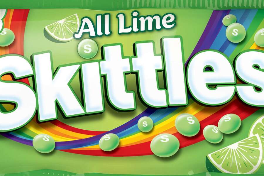 Discontinued Foods - lime skittles - All Lime . Skittles