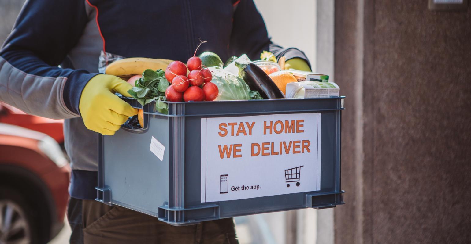 Pre-Pandemic Activities - grocery delivery - Stay Home We Deliver Get the app D