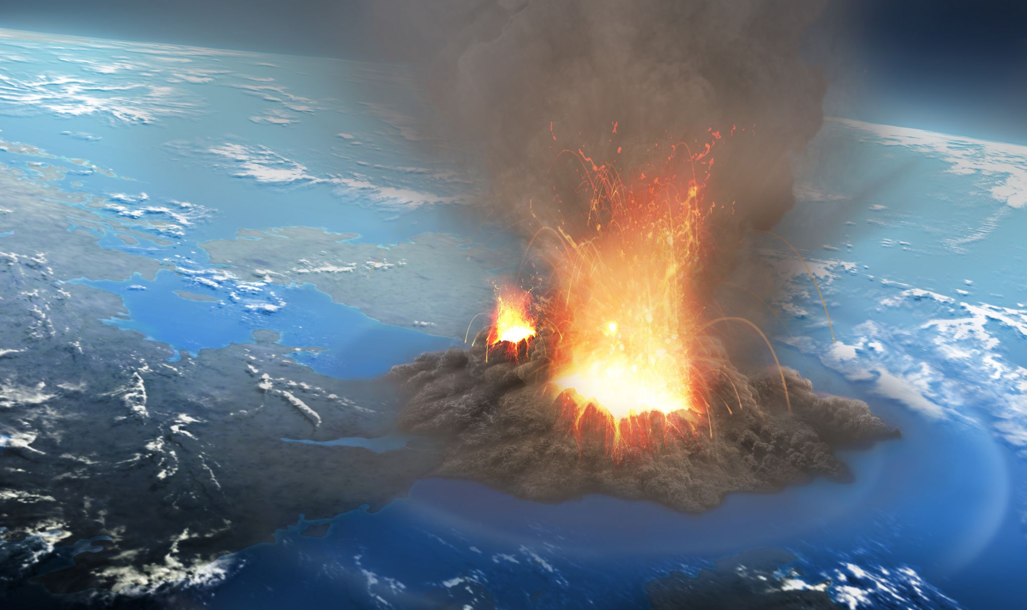 scary things  - supervolcano eruption