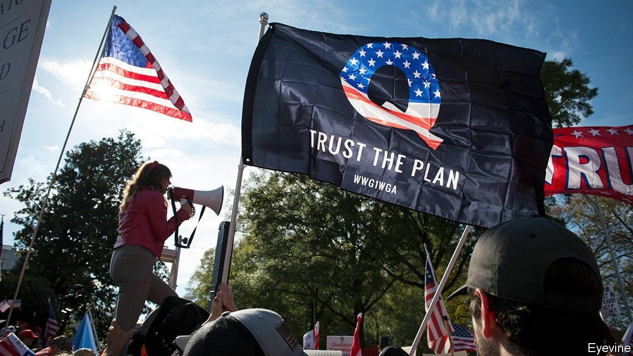 Questions For Americans - american far right - Ge D Trust The Plan Fru Wwgiwga Eyevine