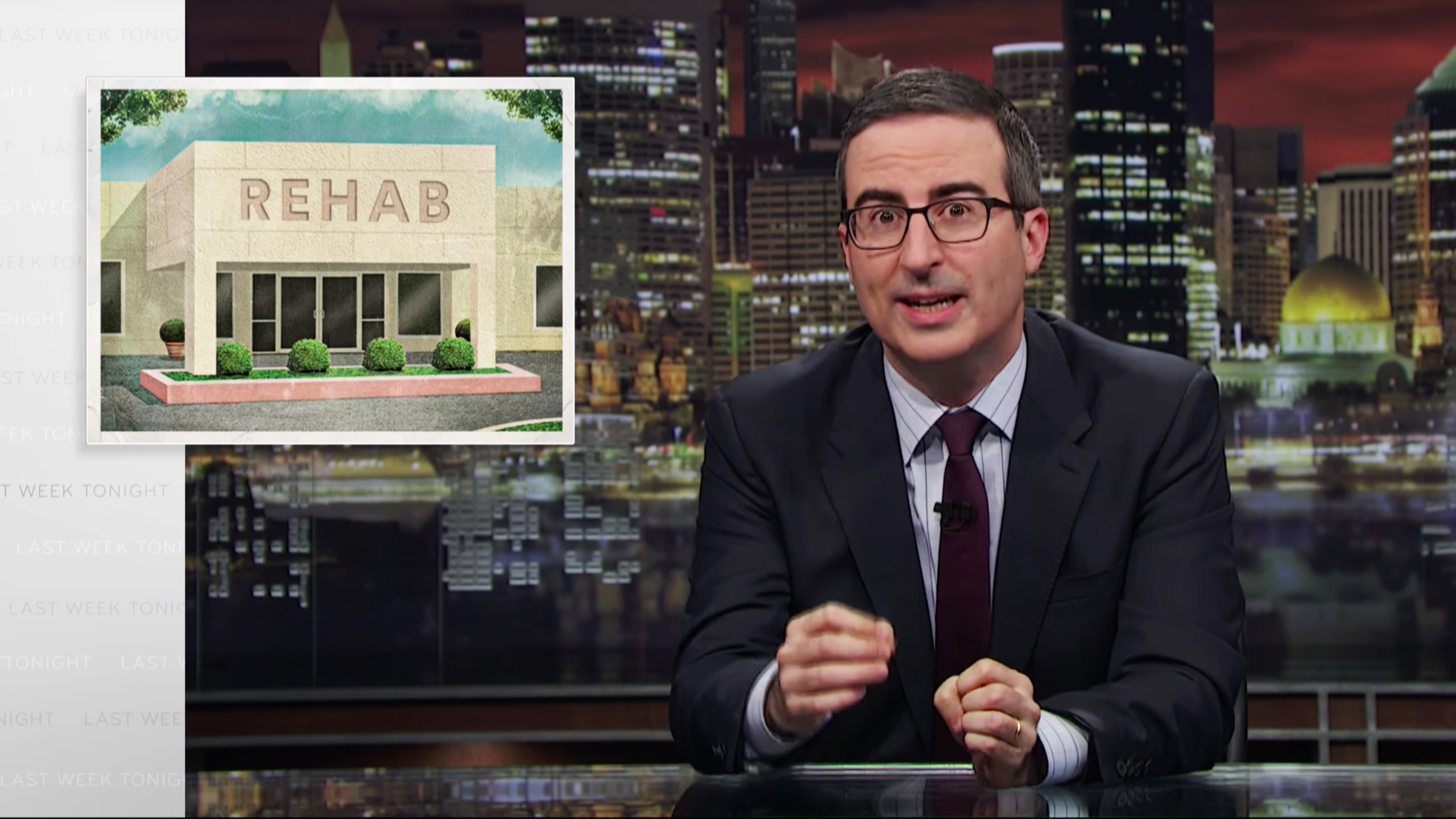 overpaid jobs - john oliver suits - Rehab