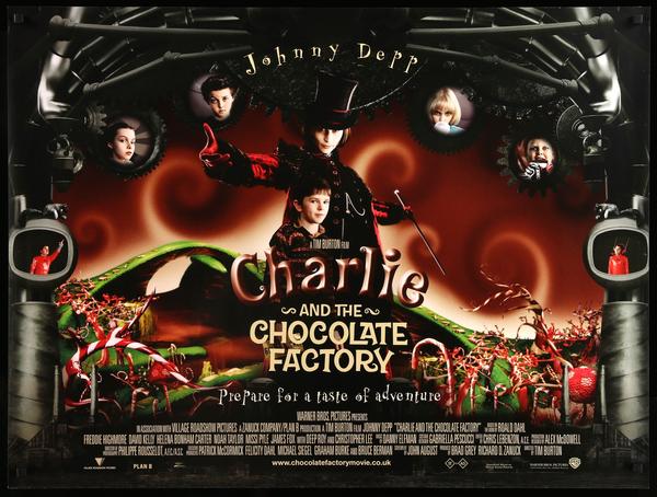 movie titles - adult films - Charlie and the Chocolate Factory