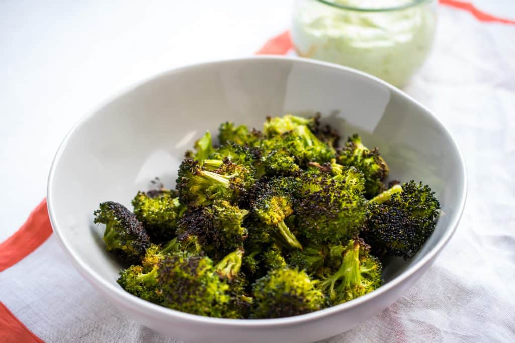 divisive foods - crispy baked broccoli
