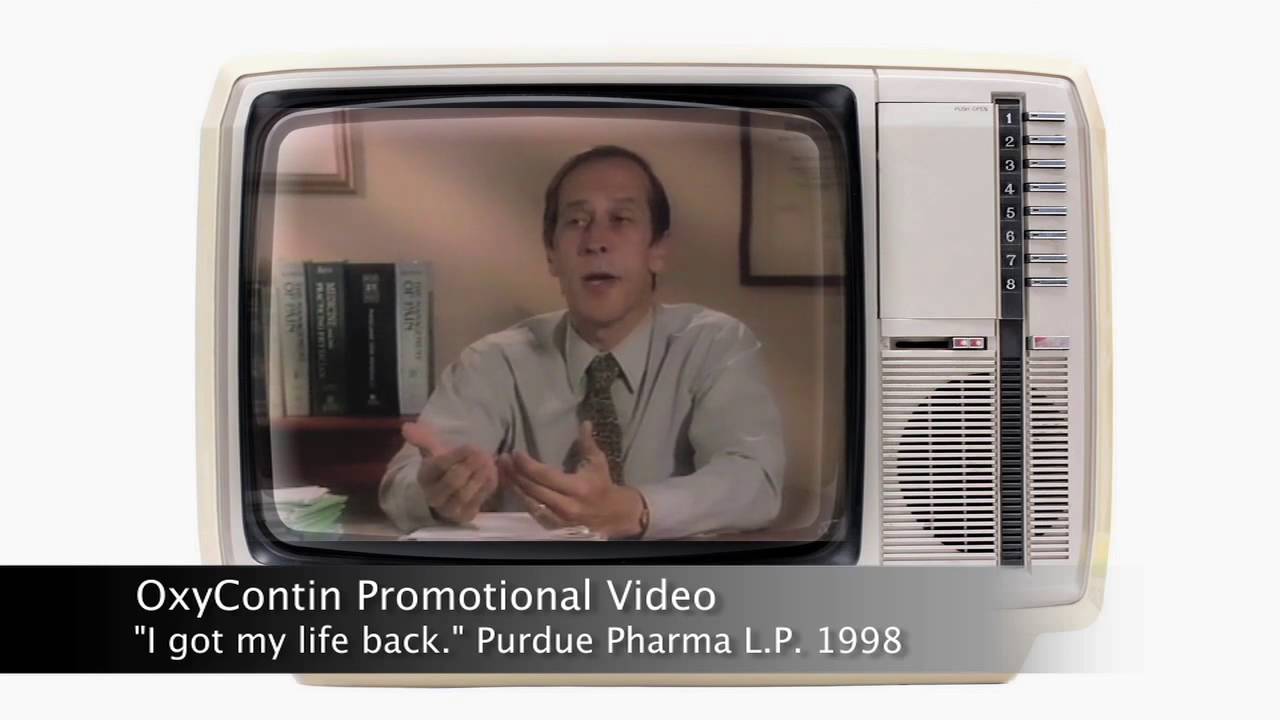 purdue pharma oxycontin ads - 6 Oppi OxyContin Promotional Video "I got my life back." Purdue Pharma L.P. 1998