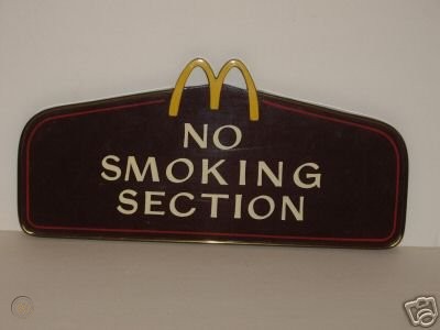 mcdonalds no smoking - m No Smoking Section