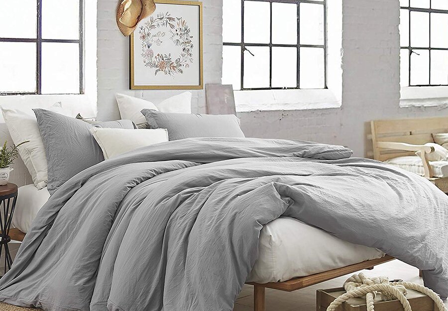 things that are too expensive - oversized gray comforter