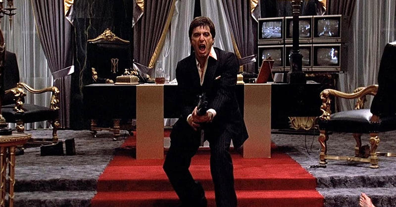 famous movie lines - scarface say hello to my little friend