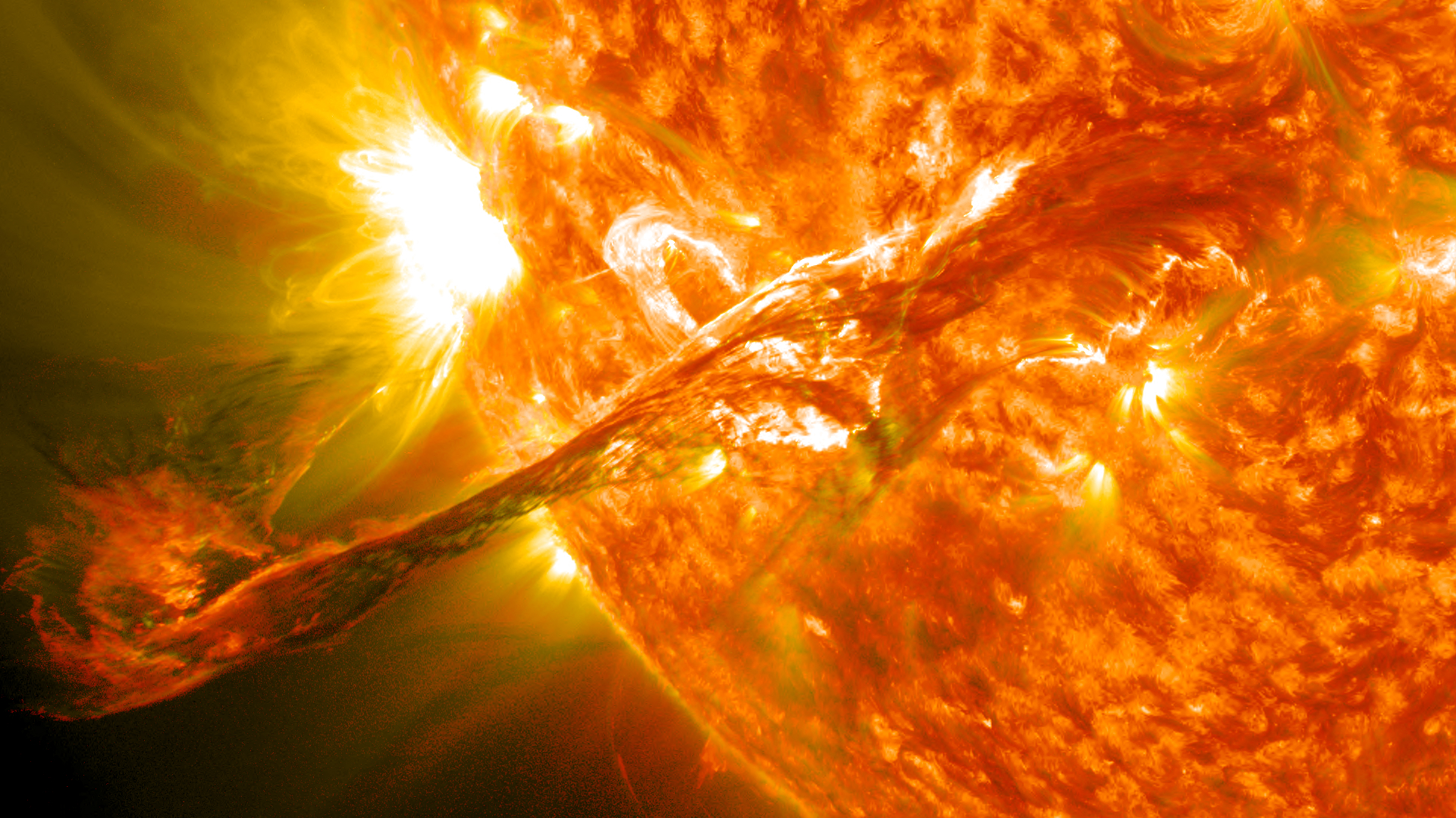 impossible to fathom facts - solar flares