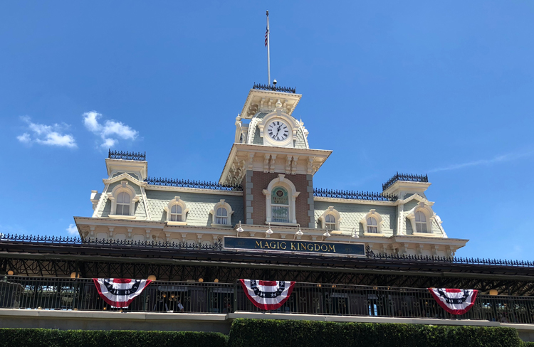 The Main Street train station in Disney World was designed to look like the turn of the century railroad station in Saratoga Springs, NY. The station designed to replicate the Upstate NY station is the second most photographed building in the Magic Kingdom.