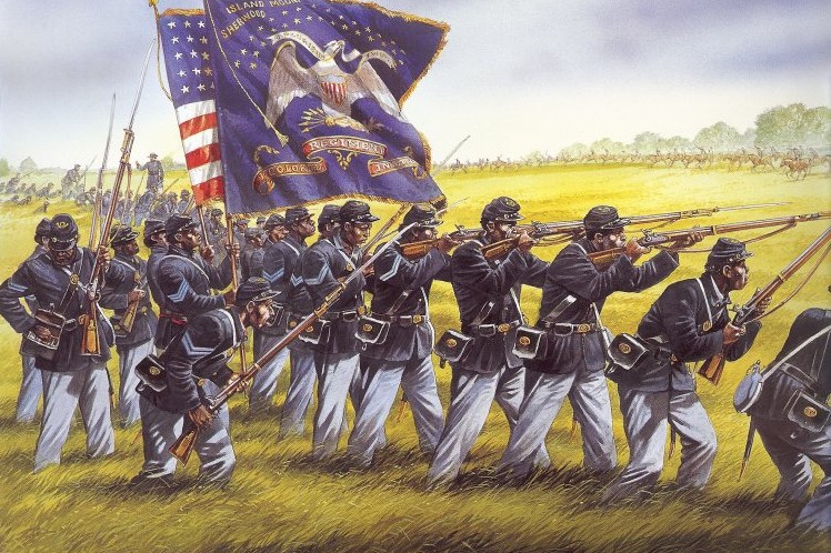 Civil War facts - The Battle of Honey Springs is the only battle of the American Civil War where whites soldiers were the minority on both sides, with the Union forces being mostly colored troops and the Confederate force being mostly Native American.