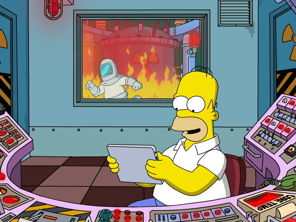 flather enlightenment moments - homer simpson at work