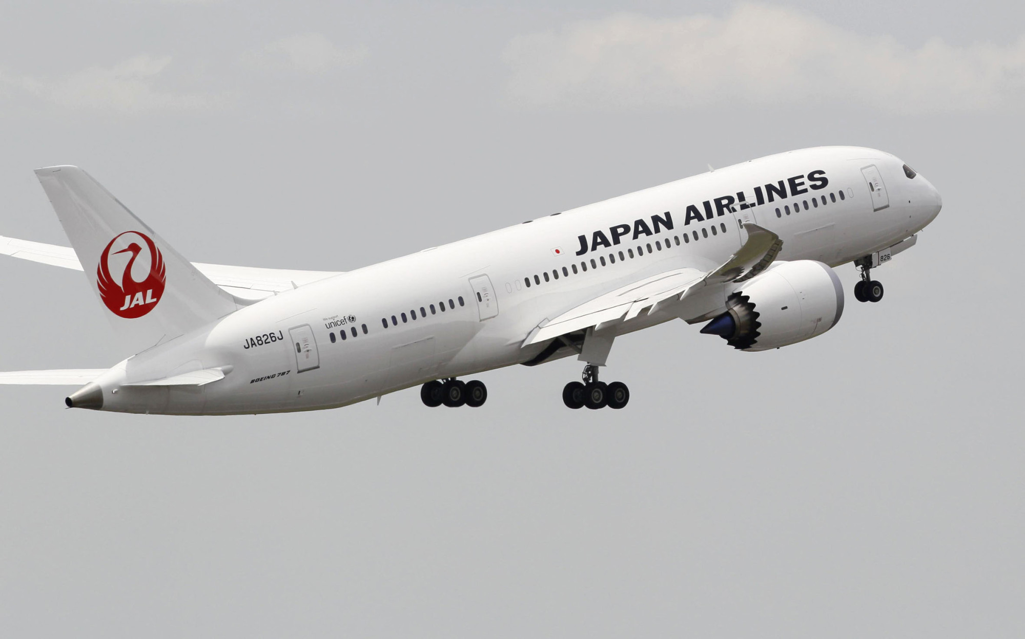 flather enlightenment moments - japan airlines - Japan Airlines 0 0 Jal unicef JA8263 Boeing 787