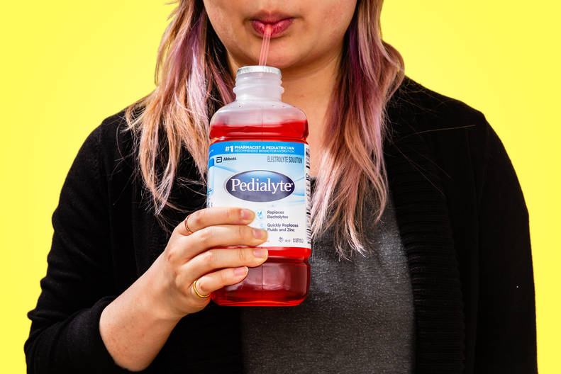 Most people probably are aware of this, but if you're legit suffering from diarrhea, you need to be doing more than just drinking water because you're also losing a lot of salts/electrolytes, and not replenishing those can really mess you up. <br><br>

You can make a pretty basic Pedialyte/Gatorade at home by adding 6 teaspoons of sugar and a half teaspoon of salt per liter of water. It won't taste super great, but you can throw in other flavorings to mask it like lemon juice or similar.<br><br>
 
I did Peace Corps in a tropical region and most of the volunteers came to dread the inevitable parasite/gi infection episodes not just because of being incredibly sick but also because of having to drink liters and liters of ORS, which is the Peace Corps' preferred Pedialyte knock off.<br><br>
 
- u/cardamom_poppies