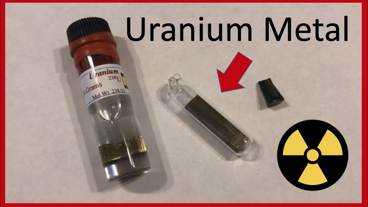 controversial items people own  - uranium metal - Uranium Metal ranium 238U Grams Mol Wt. 238.03