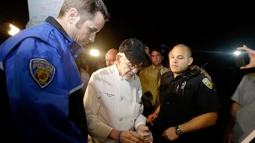 the future is doomed - 90 year old arrested - Us w Police On