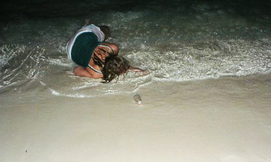 terrible experiences - Swim in the sea at night whilst drunk. Nearly drowned.-