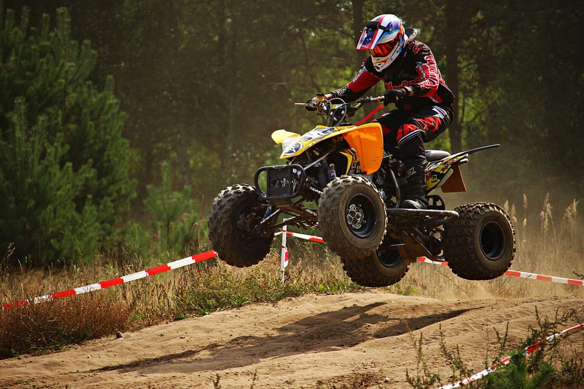 heart-stopping moments - When I flew off a corner on my little 90 cc four-wheeler when I was younger into a huge