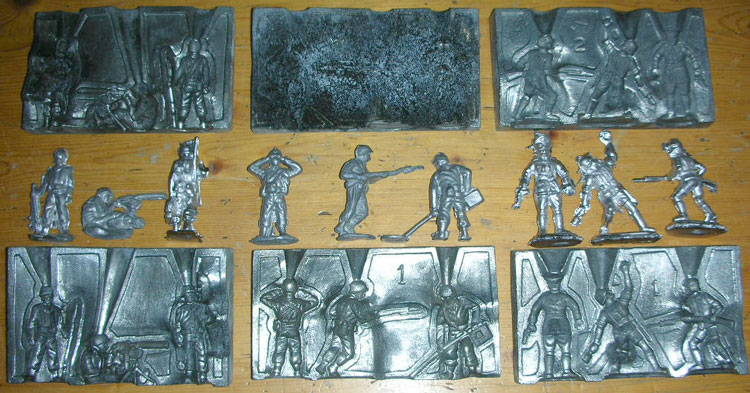 discontinued items - My grandfather had a kit for kids to make their own lead soldiers. It came with the molds for the soldiers, a bunch of ingots of lead, and a cooking pot to melt the lead in. Then the child could pour the molten lead into the mold, wai
