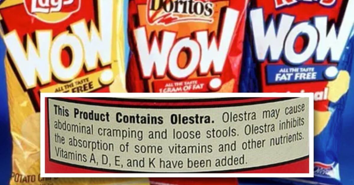 discontinued items - Chips containing olestra which caused anal leakage