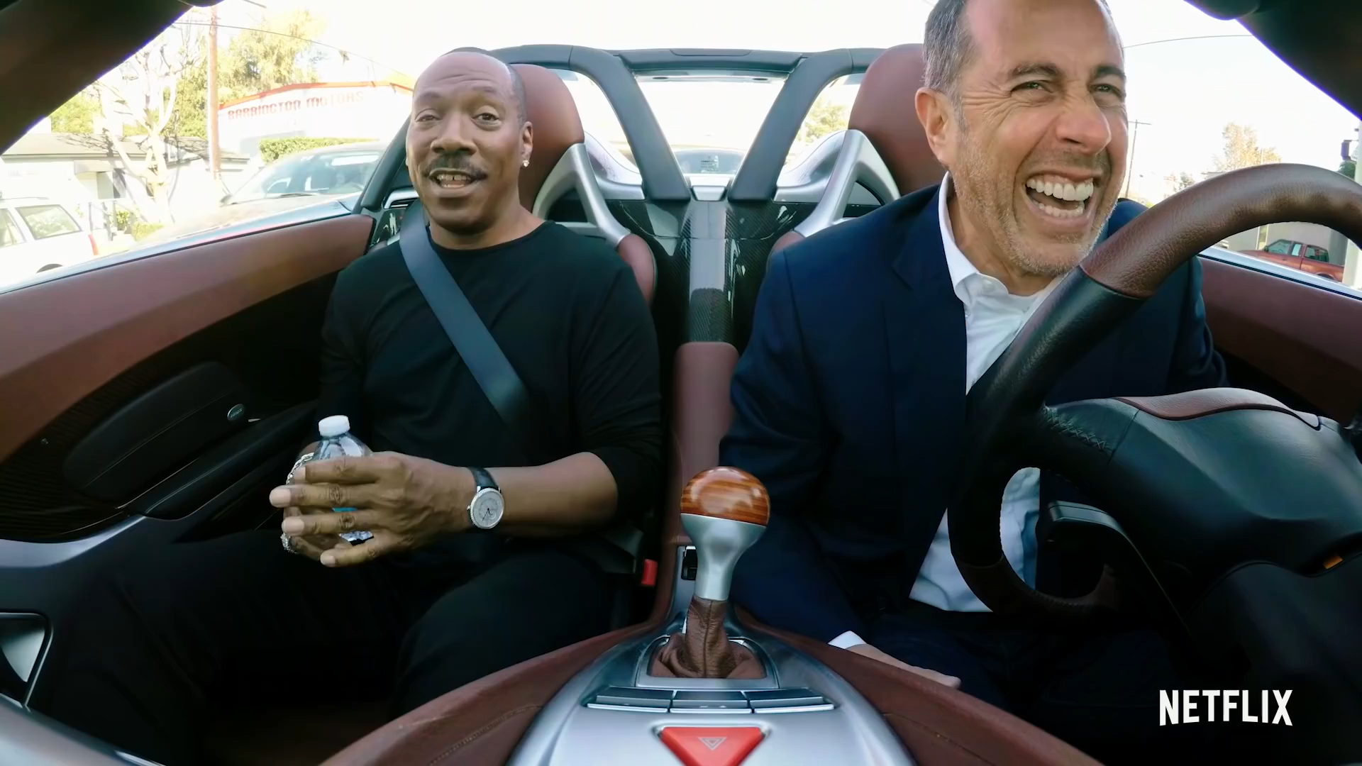 dumb things while high - comedians in cars getting coffee - Netflix