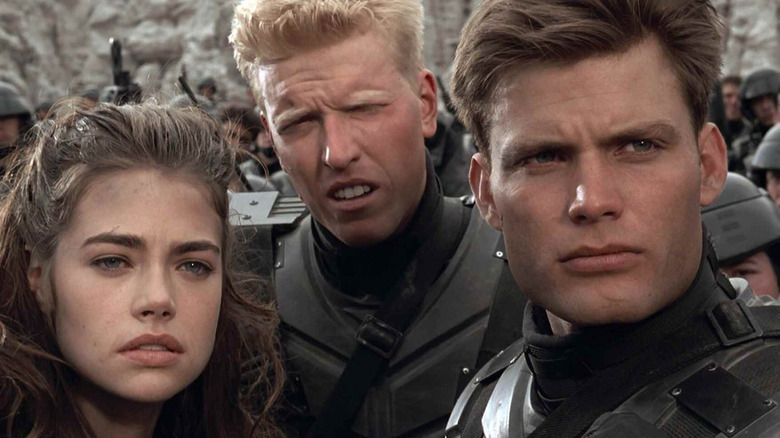 Starship Troopers. Though that's actually part of the satire.-u/DaedalusRaistlin