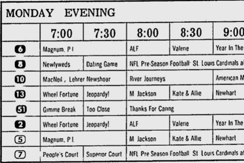 old school products and things - How we had to plan our TV watching around a printed schedule