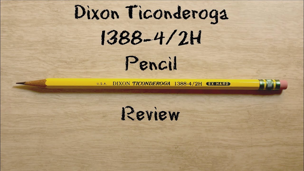 scary prison stories - pen - Dixon Ticonderoga 138842H Pencil U.S.A. Dixon Ticonderoga 138842H ExHard 02 Review