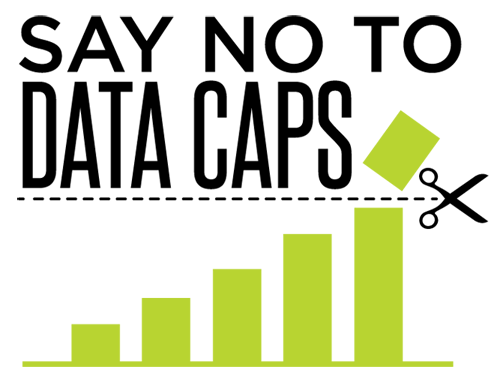 Things that still exist - graphic design - Say No To Data Caps X
