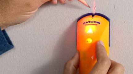 Stud finder. Always gotta check on yourself to make sure it works.