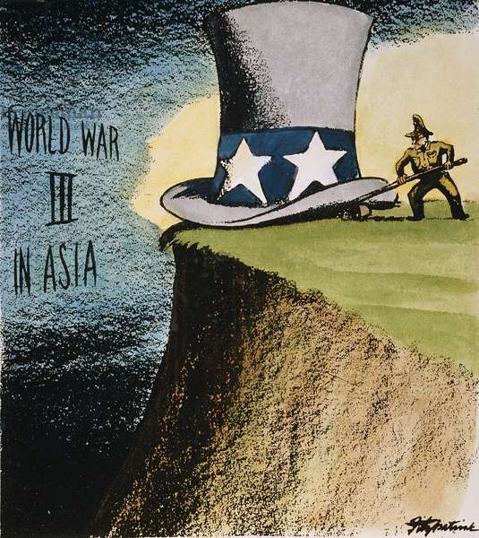 Hiroshima Facts - not a general's job cartoon - World War Iii