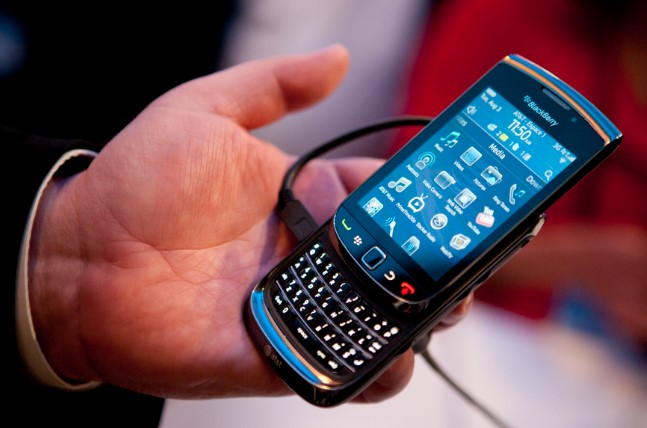 Things That Were Cool 10 Years Ago - Using a Blackberry.
