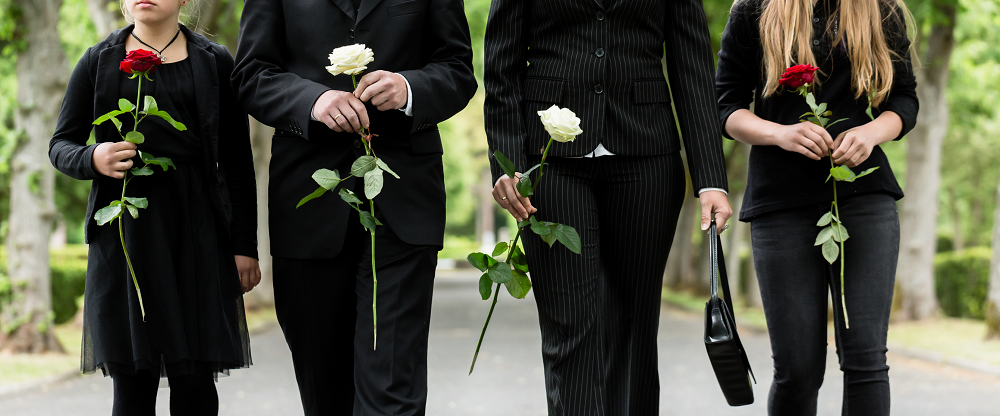 Never Ask these questions - funeral mourners