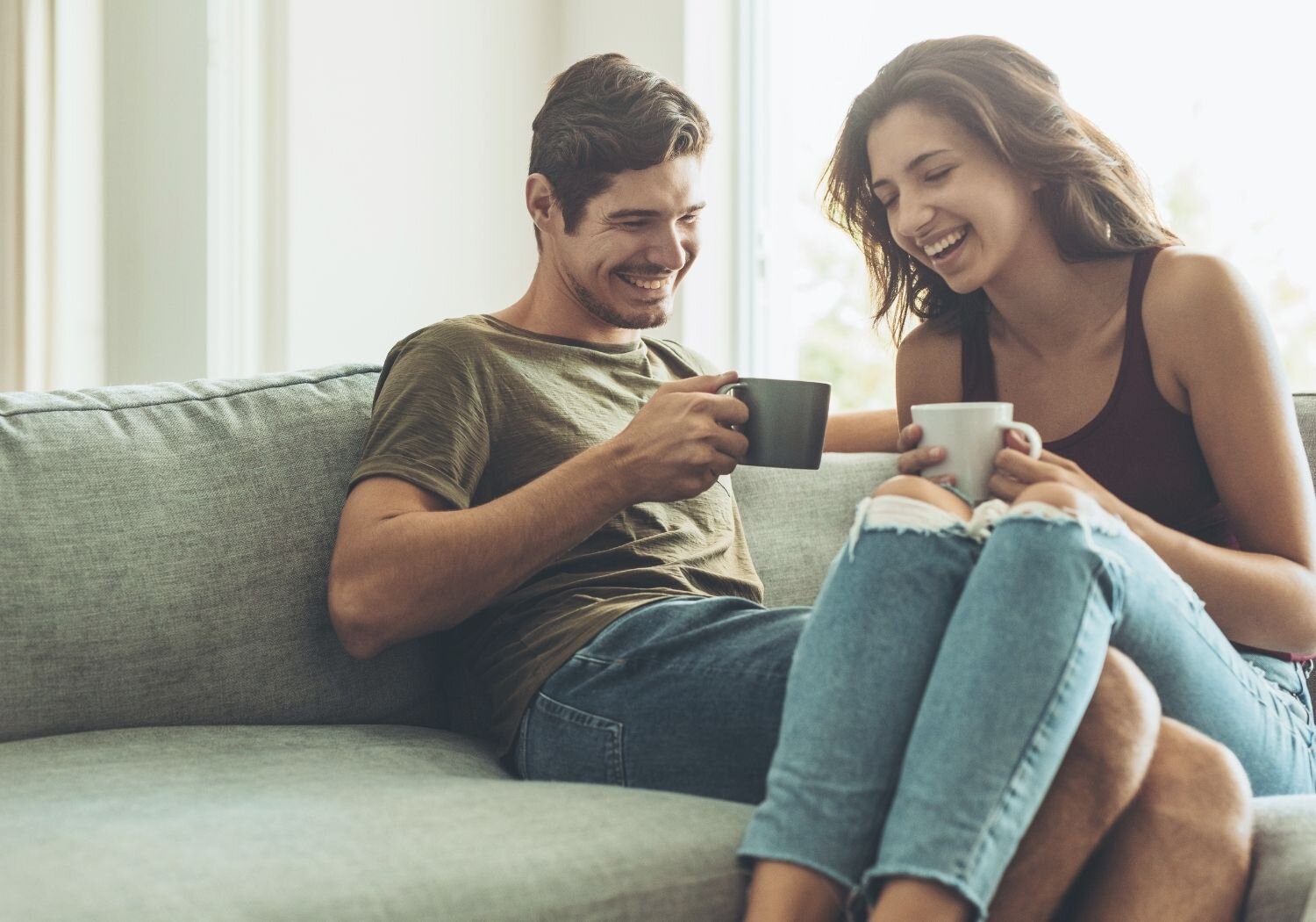 Things Men Learned in a Relationship - couple relaxing at home