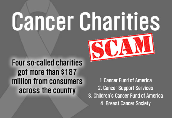 Things That Should Be Outlawed - cancer scam - Cancer Charities Scam Four