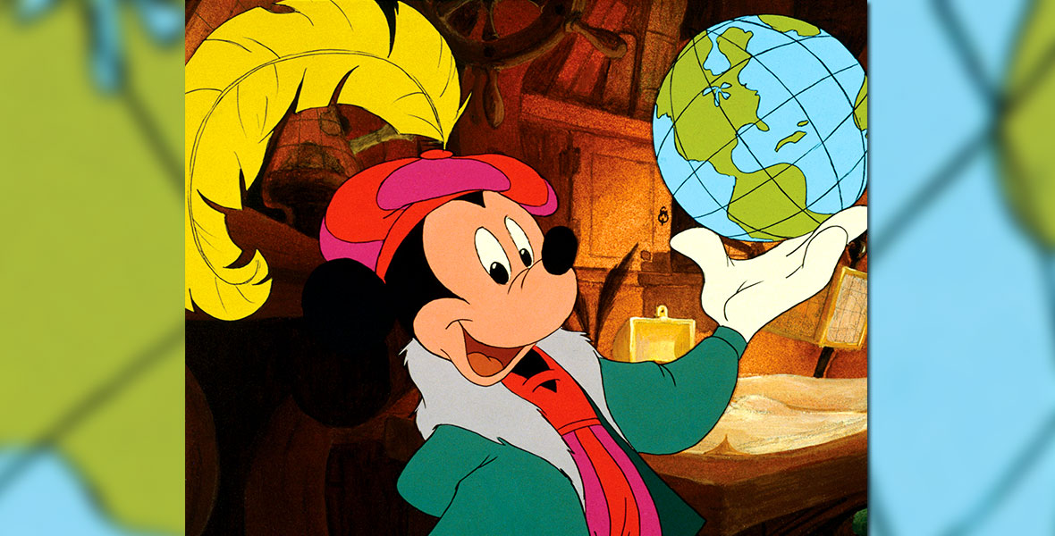 mickey mouse facts - Disney was planning on making a short film featuring Mickey Mouse as Christopher Colombus discovering America. It got canceled because the animation team was unsure how to animate the native people Mickey would have to encounter in a 