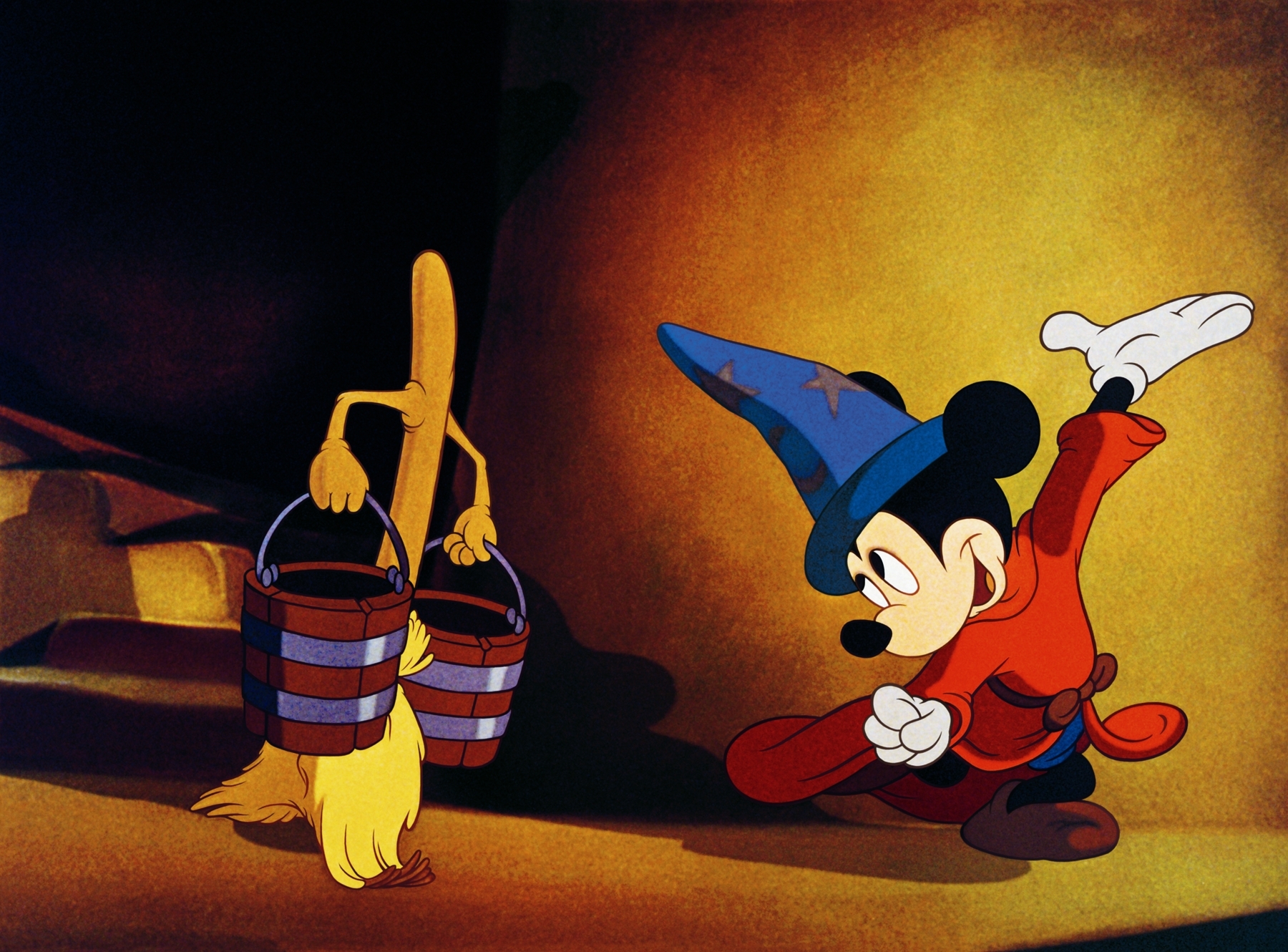 mickey mouse facts - Disney created a short called The Sorcerer's Apprentice to boost Mickey Mouse's fading popularity. As production costs began to mount, they decided to include it as part of a feature film set to classical music. This became the classi