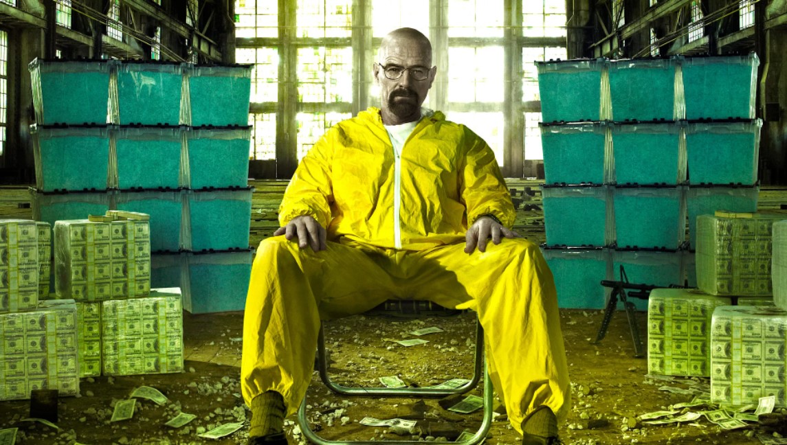 breaking bad facts - 4 months after Florida man Ryan Lee Carroll won a Breaking Bad contest to meet the cast, he was charged with running a drug distribution operation when he was found with $1M in synthetic marijuana. Also seized was a souvenir Hazmat su