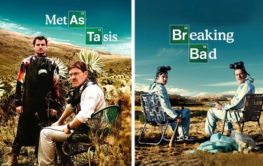 breaking bad facts - Breaking Bad has a shot-for-shot Spanish remake titled "Metástasis" featuring Walter Blanco, a struggling high school chemistry teacher in Bogotá, Colombia, who teams up with his previous student José to cook methamphetamine.-u/Raisch