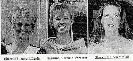 World's Greatest Unsolved Mysteries - springfield three - Sherrill Elizabeth Levitt Suzanne E. Suzie Streeter 2 Stacy Kathleen McCall