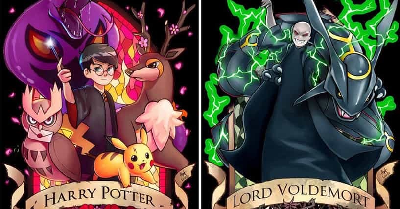 Pokemon Facts - harry potter characters as pokemon - Harry Potter Lord Voldemort